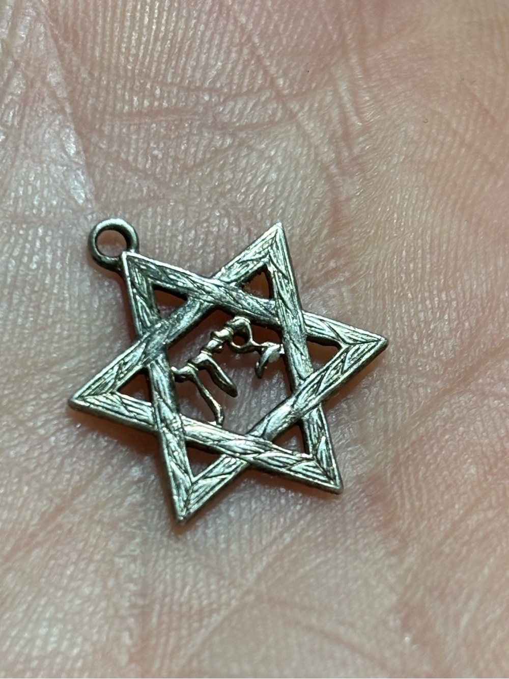 Vintage Sterling Star Of David Pendant